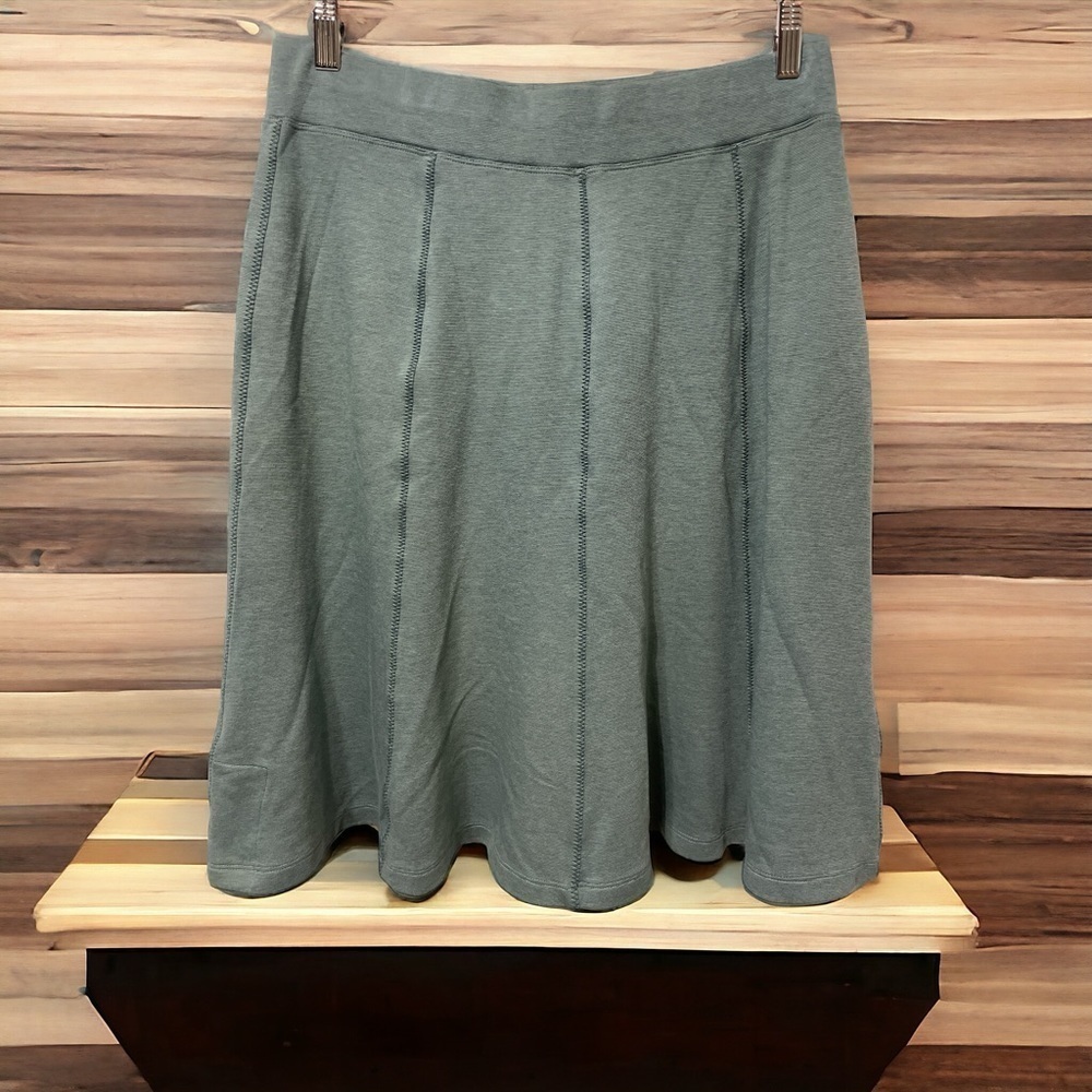 Toad&Co Sage Green Midi Skirt